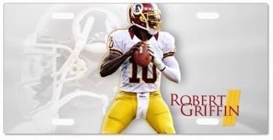 Robert Griffin III RG3 Washington Redskins NFL v6 Vanity License Plate