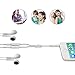Atalanta 3.5mm Audio Stereo Y Splitter Cable 3.5mm Male to 2 Port 3.5mm Female for Earphone and Headset Splitter Adapter, Compatible with iPhone, Samsung, LG Smartphones, Tablets, MP3 Players