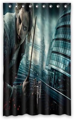 Harry Potter Deathly Hallows Part 2 Style Living Room Window Curtains Custom Shade Cloth Upscale Bedroom Curtains Solid 52x84 inches