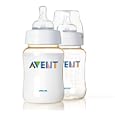 Philips AVENT SCF663/27 Advanced Feeding Bottles (Slow Flow, 260 ml, 2-Pack)'