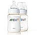 Philips AVENT SCF663/27 Advanced Feeding Bottles (Slow Flow, 260 ml, 2-Pack)