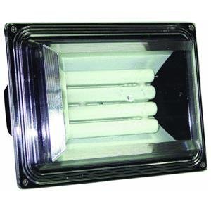 Lights of America 9027 27-Watt 1,600 Lumens 10,000 Hour Bulb Lifetime Bronze Fluorescent Security Flood Light