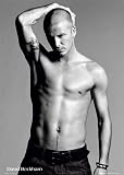David Beckham (Shirt Off) Sports Poster Print - 24