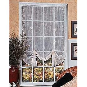 Sheer Divine - Drape Shade 42 x 63, Ecru by Heritage Lace