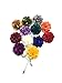 Unibuy Men's Lapel Pin Set with Handmade Flower Boutonniere For Suit (Gift Box Of 12)