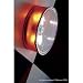 Box Halogen Wall or Ceiling Light - Circle Finish: Orange, Bulb type: Incandescent