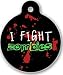 Zombie Fighter Pet ID Tag for Dogs and Cats - Dog Tag Art