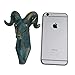 HERNGEE Sheep Head Single Wall Hook/Hanger Animal Shaped Coat Hat Hook Heavy Duty, Rustic, Decorative Gift, Rustic Bronze Color
