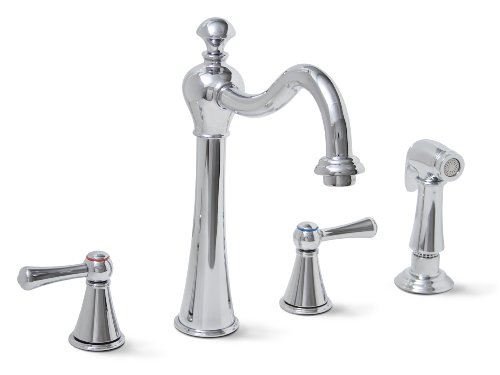 Premier 120027 Sonoma Two-Handle Kitchen Faucet with Matching Side Spray, Chrome