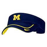 Nike Michigan Wolverines Navy Blue Swoosh Visor