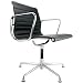 Alphaville Design OFC-MANA-SA-CA-BLK Management Side Arm Office Chair - Black