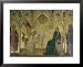 The Annunciation, Simone Martini, Uffizi, Florence, Tuscany, Italy Framed Art Poster Print by Walter Rawlings, 31x25