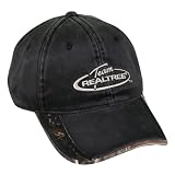 Team Realtree® Black Weathered Cotton Cap