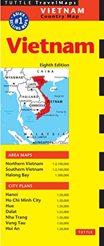 Vietnam Travel Map Eighth Edition (Periplus Travel Maps Country Map)