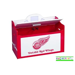 detroit red wings toy box