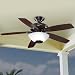 Hunter 52-Inch Concert Breeze Ceiling Fan with Wireless Sound System