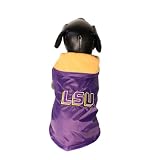 NCAA Louisiana State Fightin Tigers All Weather Resistant Protective Dog Outerwear, XX-Small