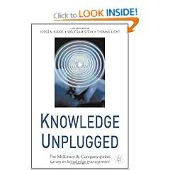 Knowledge Unplugged: The McKinsey & Company Global Survey on Knowledge Management