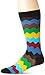 K. Bell Socks Men's Zig Zag Stripe Crew