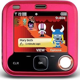 Premium Rubberized Hard Crystal Snap-on Case for Nokia Twist 7705 Verizon - Hot Pink
