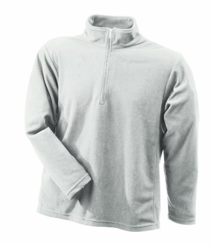 James & Nicholson Herren Microfleece Zip Shirt, off-white, M, JN172 owh Preisvergleich