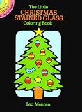 The Little Christmas Stained Glass Coloring Book [COLOR BK-LITTLE XMAS STAINED G]