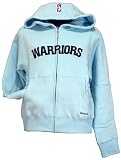 Golden State Warriors NBA-4-Her Junior Womens Hooded Sweatshirt - Glam Hoodie Blue