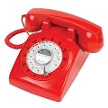 Steepletone Retro BT Corded Telephone - Red