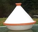 Le Souk Ceramique 12 inch Cookable Tagine, White