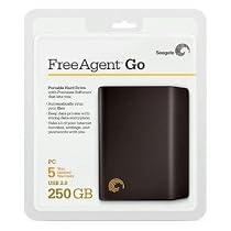 Seagate ST902503FGA1E1-RK FreeAgent Go 250 GB 2.5" USB 2.0 External Hard Drive