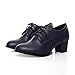 Charm Foot Fashion Womens Oxfords Shoes Mid Heel Lace up