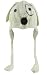 DeLux Dog Face Cable Knit Wool Pilot Animal Cap/Hat with Ear Flaps and Poms
