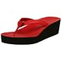 Cudas Women's Malaga Wedge Sandal,Red,11 M