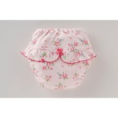 (チャックル) chuckle *Sweetgirl**フリルりぼん付き4層吊り式トレーニングパンツ ピンク 80cm C6611-80-20