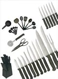 Ginsu Black 36-pc. Cutlery Set with Block
