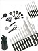 Kitchen & Housewares : Ginsu Black 36-pc. Cutlery Set with Block