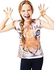 Tiger Print Longline T-Shirt