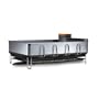 simplehuman Steel Frame Dishrack with Bamboo Knife Block, Grey