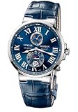 Ulysse Nardin 263-67-43 Maxi Marine Blue Dial Leather Alligator Men's Automatic Watch
