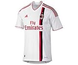 Adidas AC Milan Away Shirt 2011 2012 White/Red Large - size L