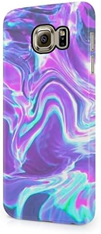 Samsung Galaxy S6 case,Sailing Fashion Holographic Water Tie Dye Rainbow Colorful Pale Rad Indie Boho Tumblr Protective Antiskid Durable Hard Plastic Phone Case Cover for Samsung Galaxy S6