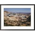 View shows a low grade copper mine Scenic Framed Art Poster Print by Willard Culver, 29x21