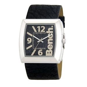 Bench Gents Black Dial Watch With Black Strap