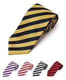 BG College Multi Stripe Color Woven Tie Collection