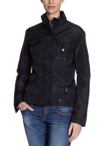 MUSTANG Jeans Damen Jacke 351-6476, Gr. 42 (XL), Schwarz (black 440) Preisvergleich