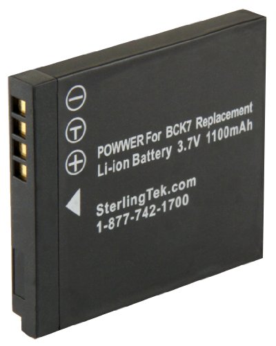 STK's Panasonic DMW-BCK7 Battery - (1100mAh) for Panasonic Lumix DMC-FH25, DMC-FH27, DMC-S1, DMC-S3, DMC-FH5, DMC-FH24, DMC-FH2, DMC-FP7, DMC-FX78, DMC-FH7, DMC-FP5, DMC-FS5, DMC-SZ7, DMC-FX90, DMC-TS20, DMC-FX77, DMC-FS35, DMC-FH8, DMC-FH6, DMC-FS18, DMC-FS22, DMC-FS37, DMC-S2, DMC-FH4, DMC-FS28, DMC-FS40, DMC-FS45, DMC-FT20, DMC-FX80, DMC-S5, DMC-FS2, DMC-FH25 Lumix Camera