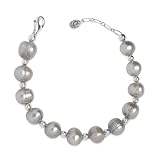 Search : Grey Pearls and Silver Bracelet