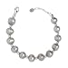 Grey Pearls & Silver Bracelet