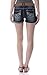 WallFlower Juniors Luscious Curvy Belted Denim Short Shorts