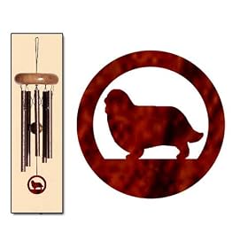 English Toy Spaniel Wind Chimes X-SMALL Copper Vein from Dog Toys